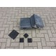 200x200x10 Rubber granulaat tegeldrager 
